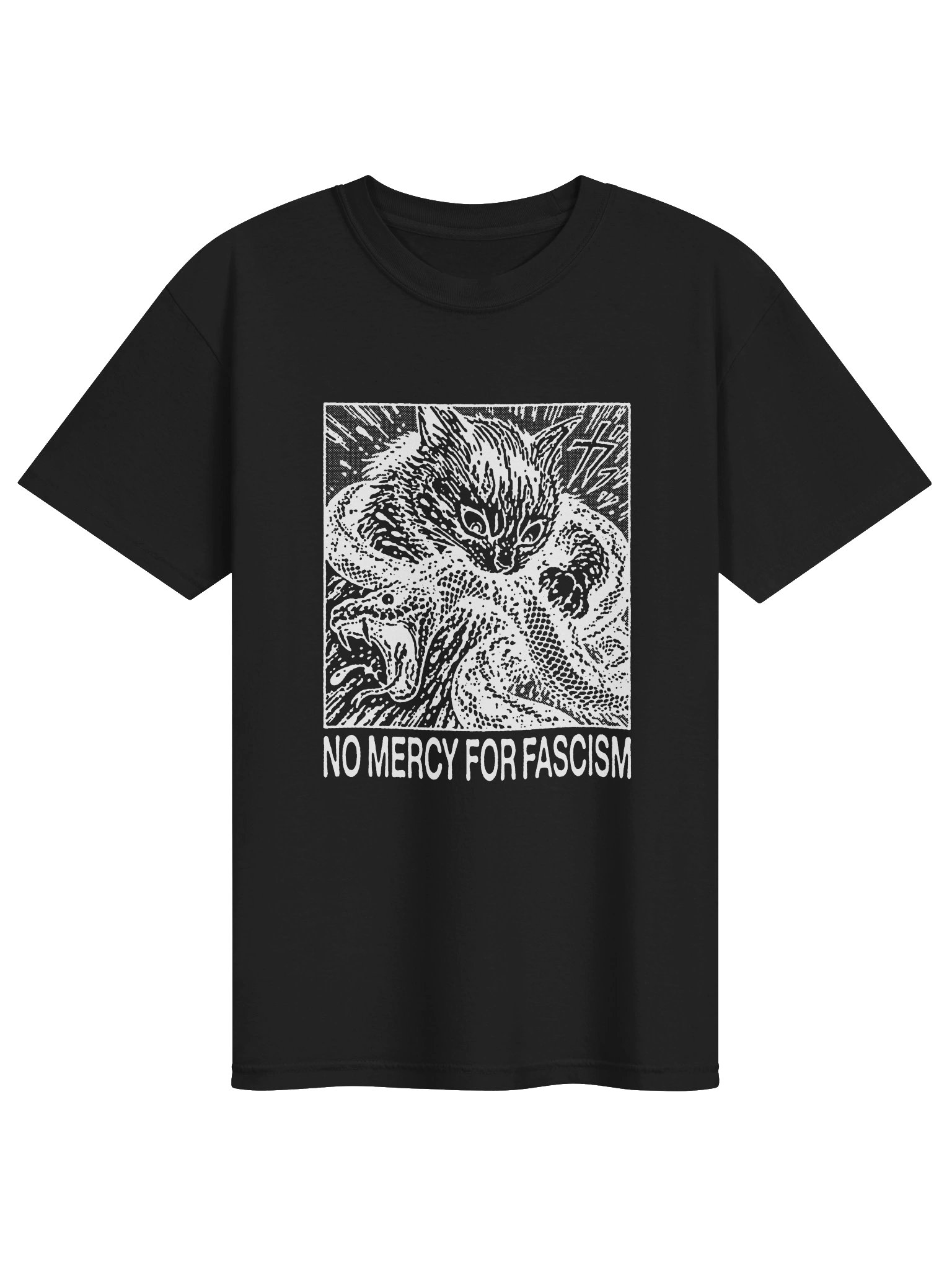 NO MERCY ! T-shirt. black vers. product image (1)