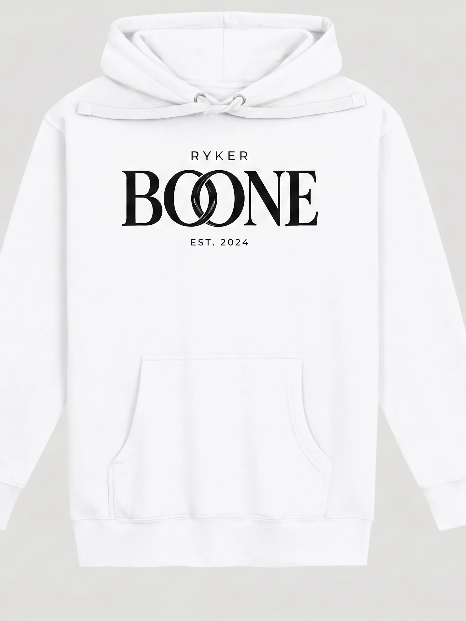 Ryker Boone "Honky Tonk Sundown" Premium Hoodie (White/Black Logo) product image (2)