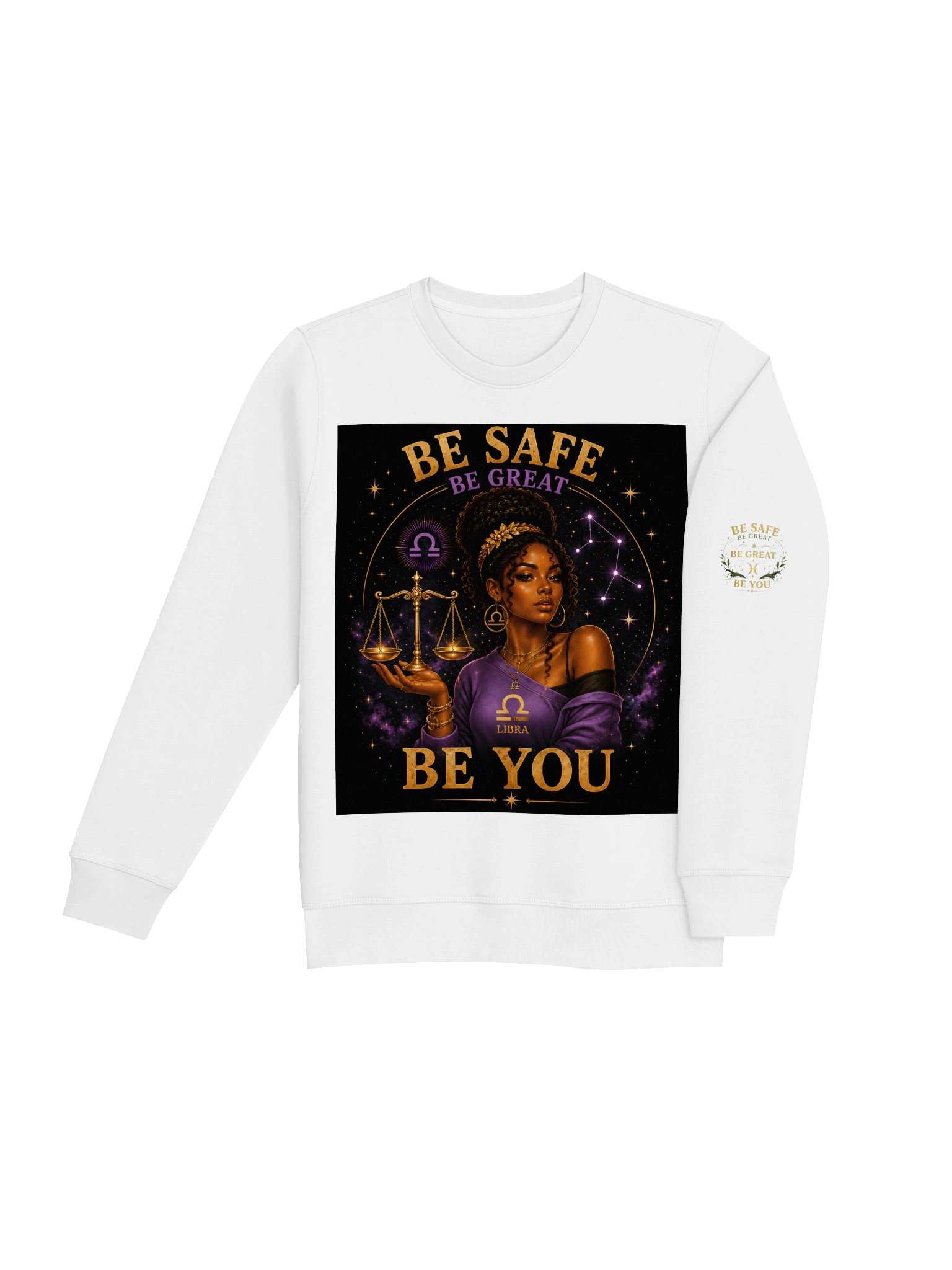 Libra For the peacemakers. Balanced. Charming. Intelligent. Libra brings harmony wherever they go. ⚖️ Be Safe. Be Great. Be You. product image (10)