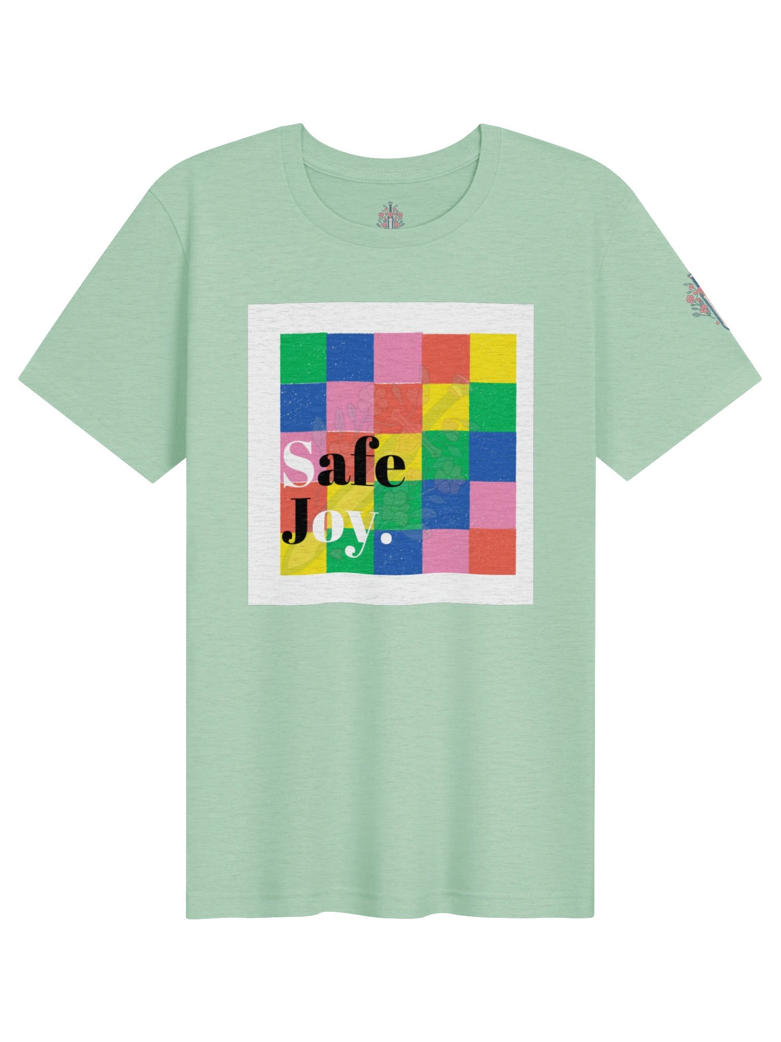 Safe Joy - Colored Checkerboard T-shirt product image (4)