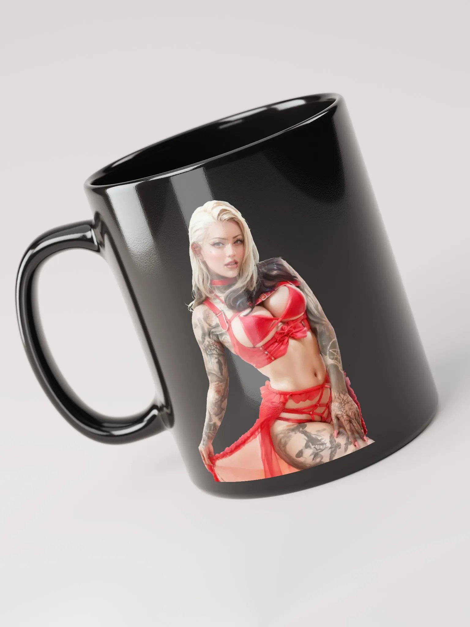 Red Goddes Mug Black product image (3)