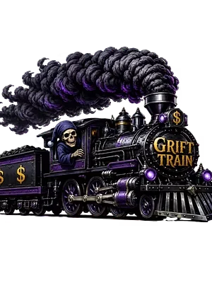 ''Grift Train'' Stainless Steel Tumbler product image (2)