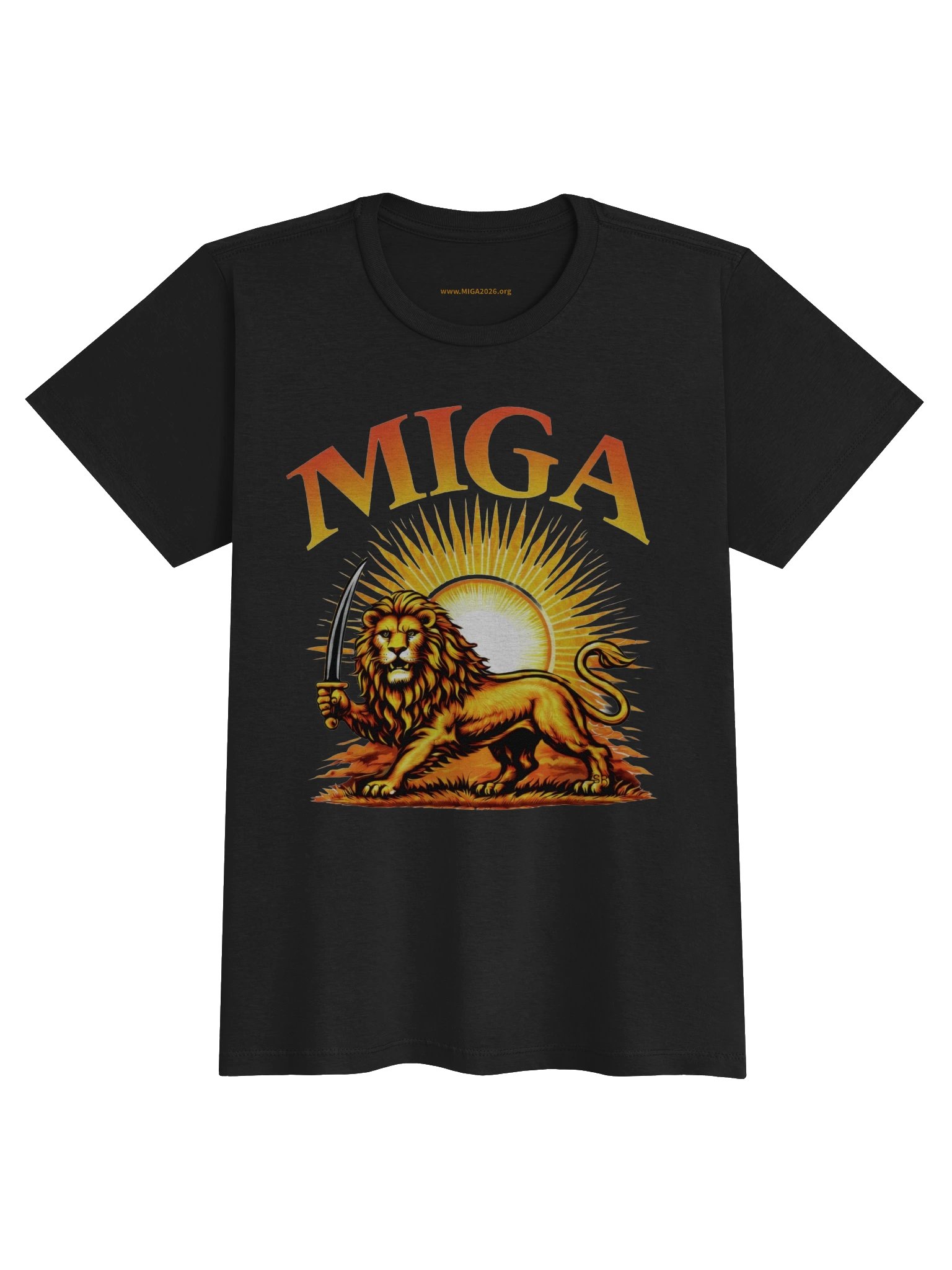 MIGA Women's Semi-Fitted Gold Shirt product image (3)
