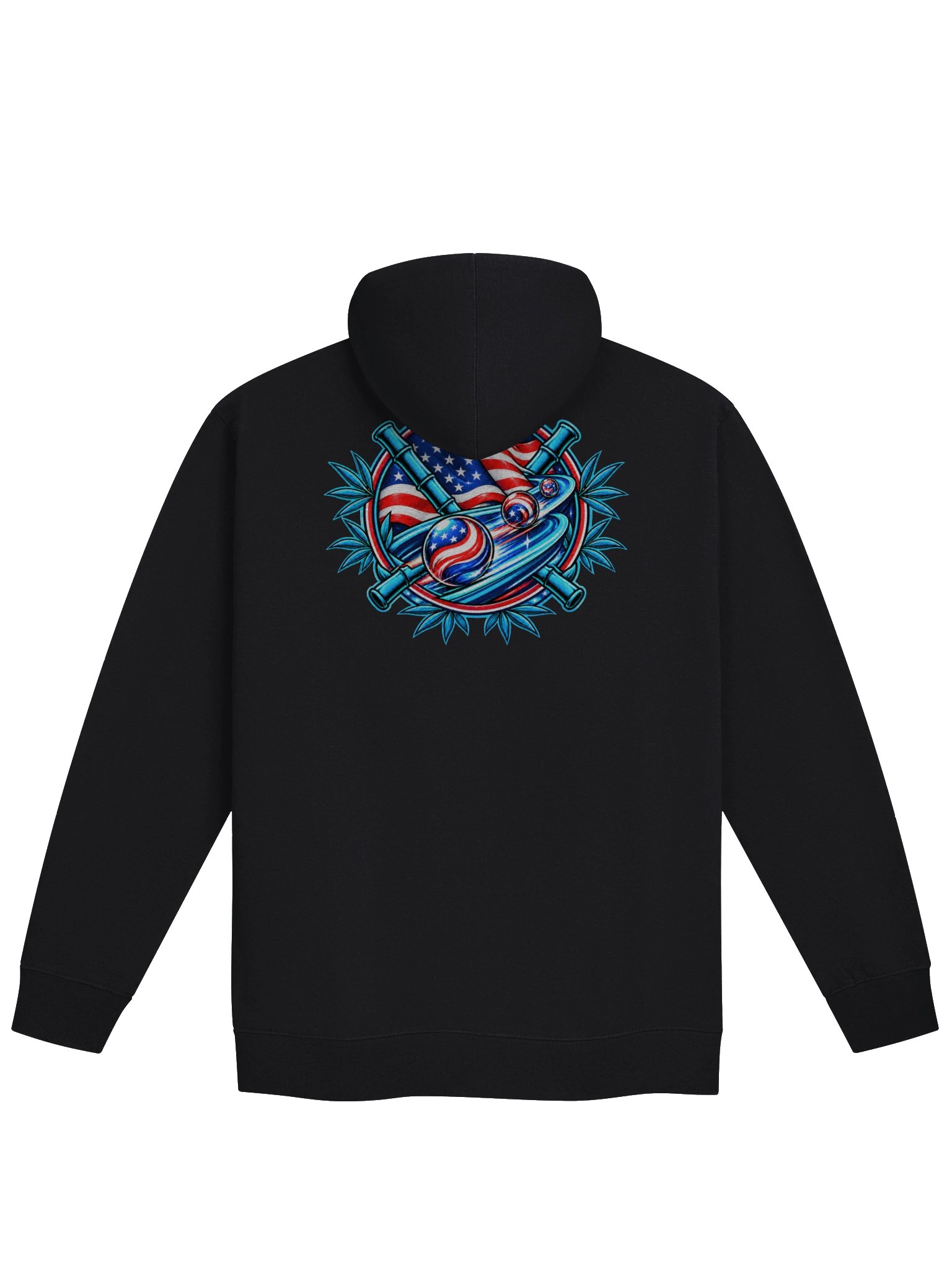 Psixkotic Bamboo Krew American Panda Zip Hoodie product image (2)