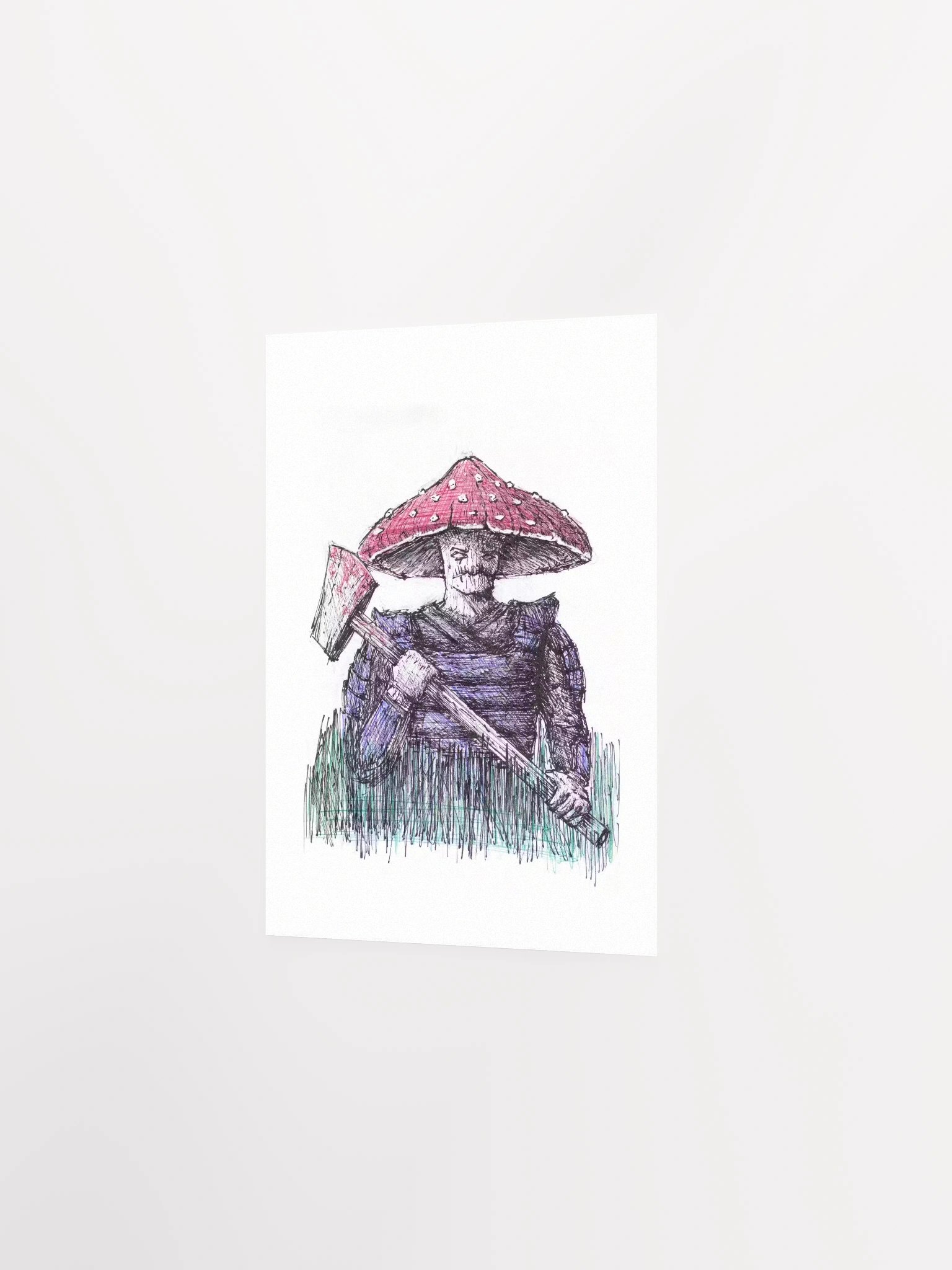 Mushroom Warrior Print product image (2)