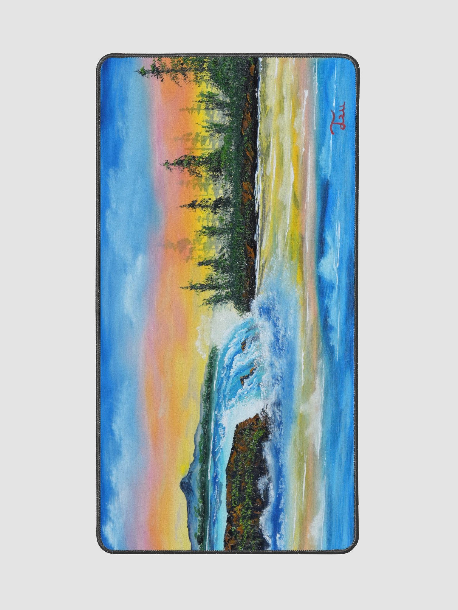 Tsunami Deskpad - The Sunset Waterfall product image (2)