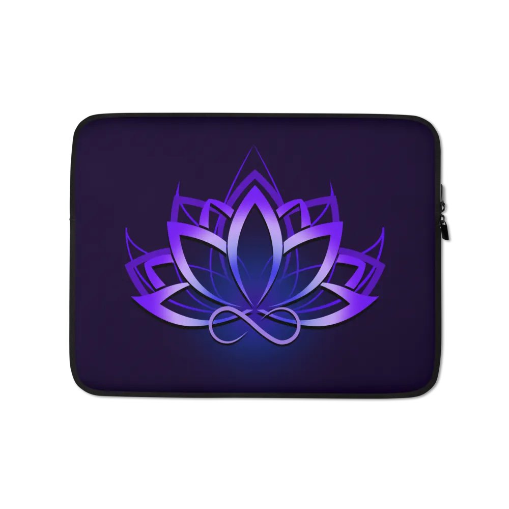Flexxfinity Lotus Laptop Sleeve Dark product image (1)