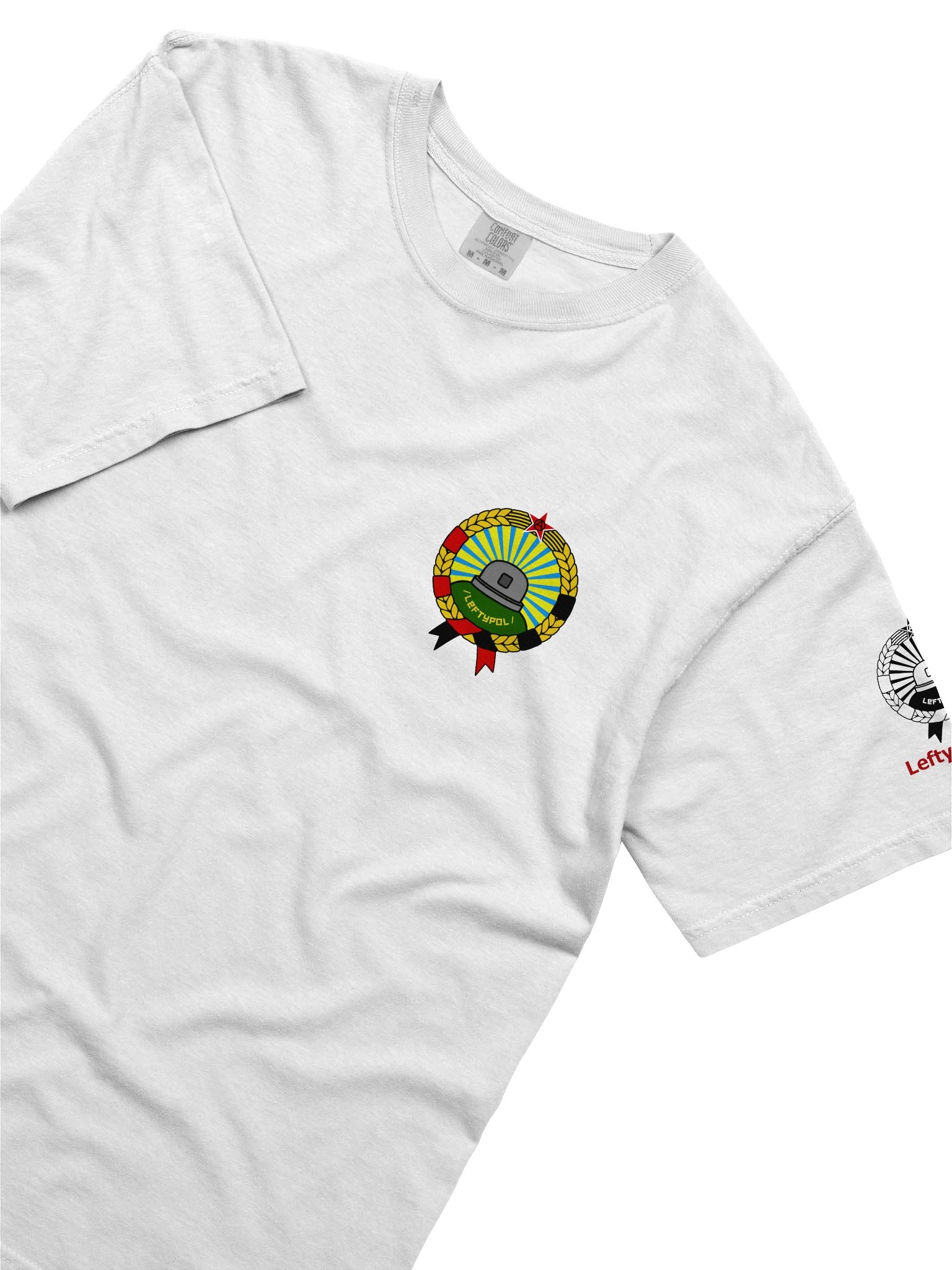 /leftypol/ - White T-Shirt product image (3)