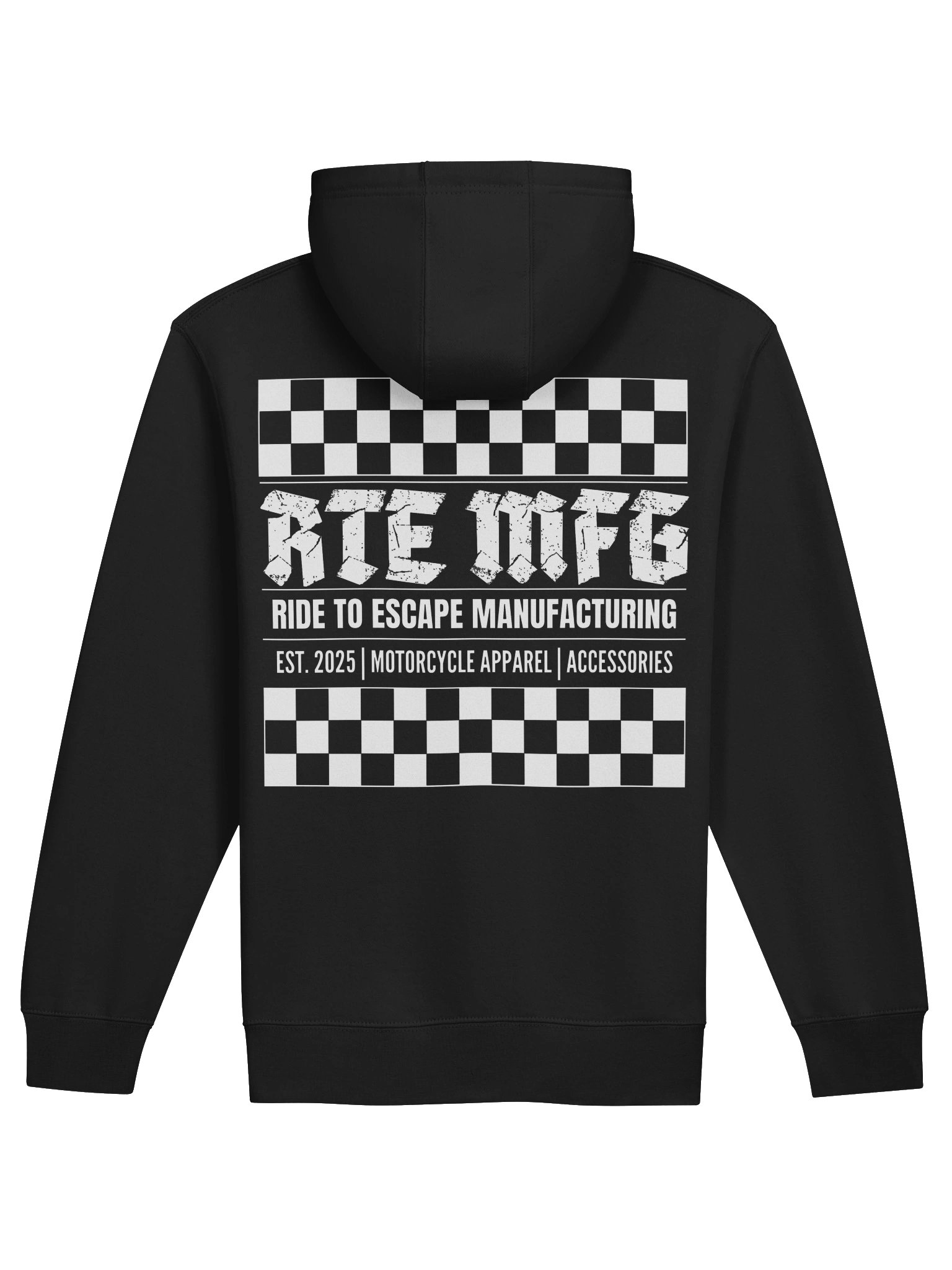 RTE MFG CHECKERED ZIP HOODIE product image (1)