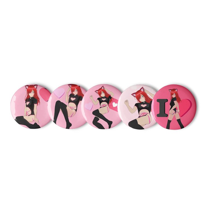 Heartfelt Feline Pin Set product image (1)