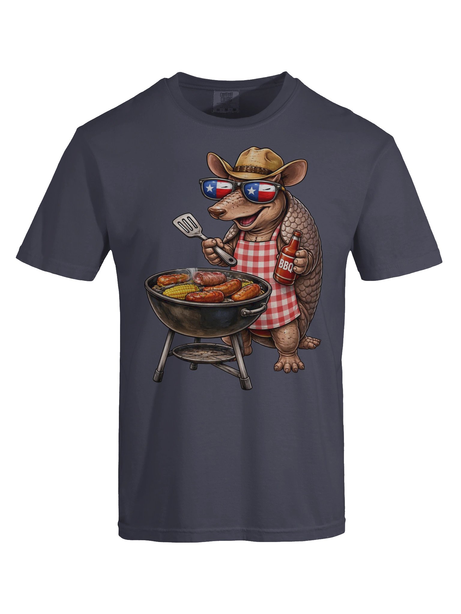 Texas Armadillo BBQ T Shirt product image (39)