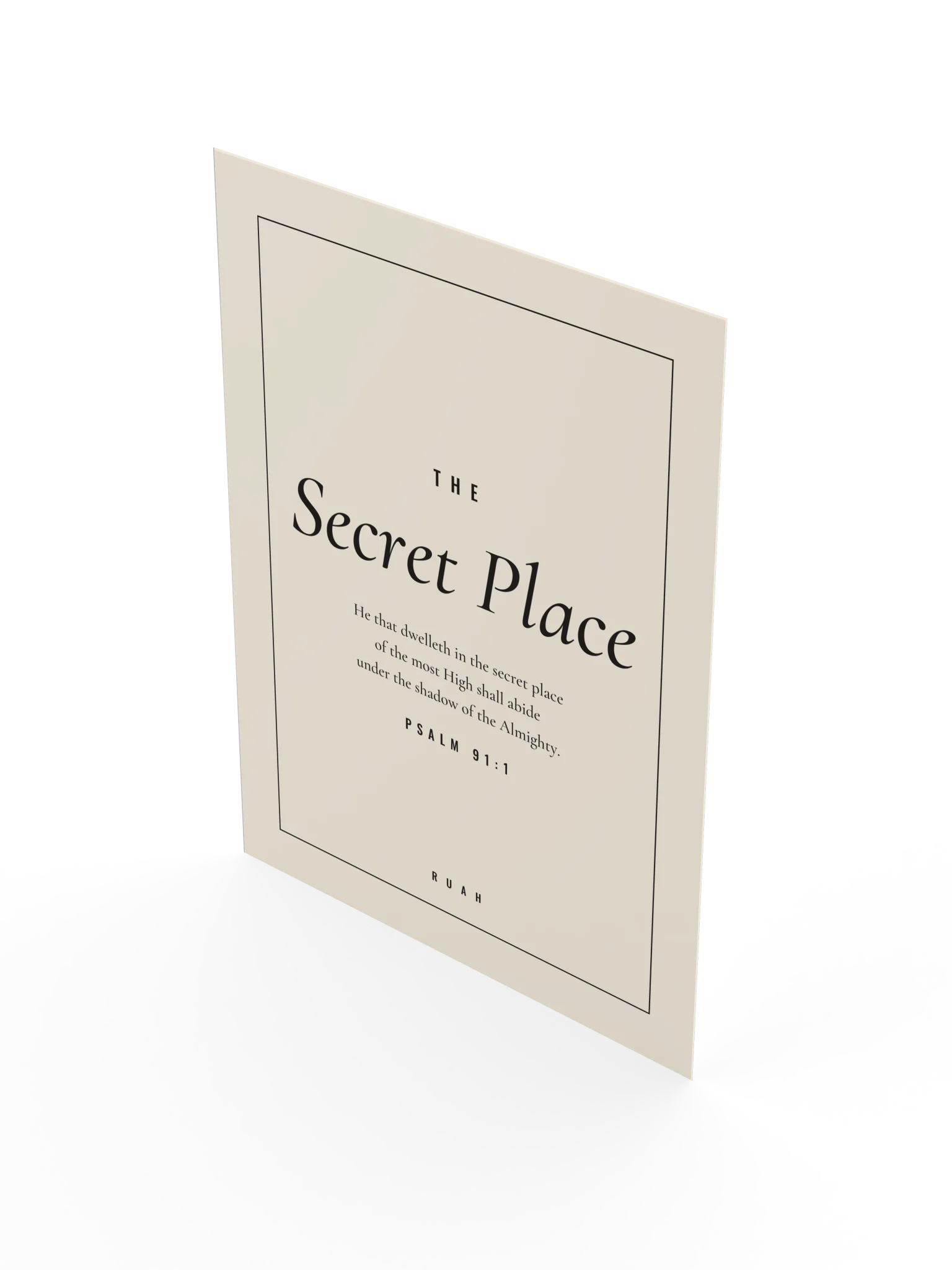 The Secret Place: Psalm 91:1 Poster product image (6)
