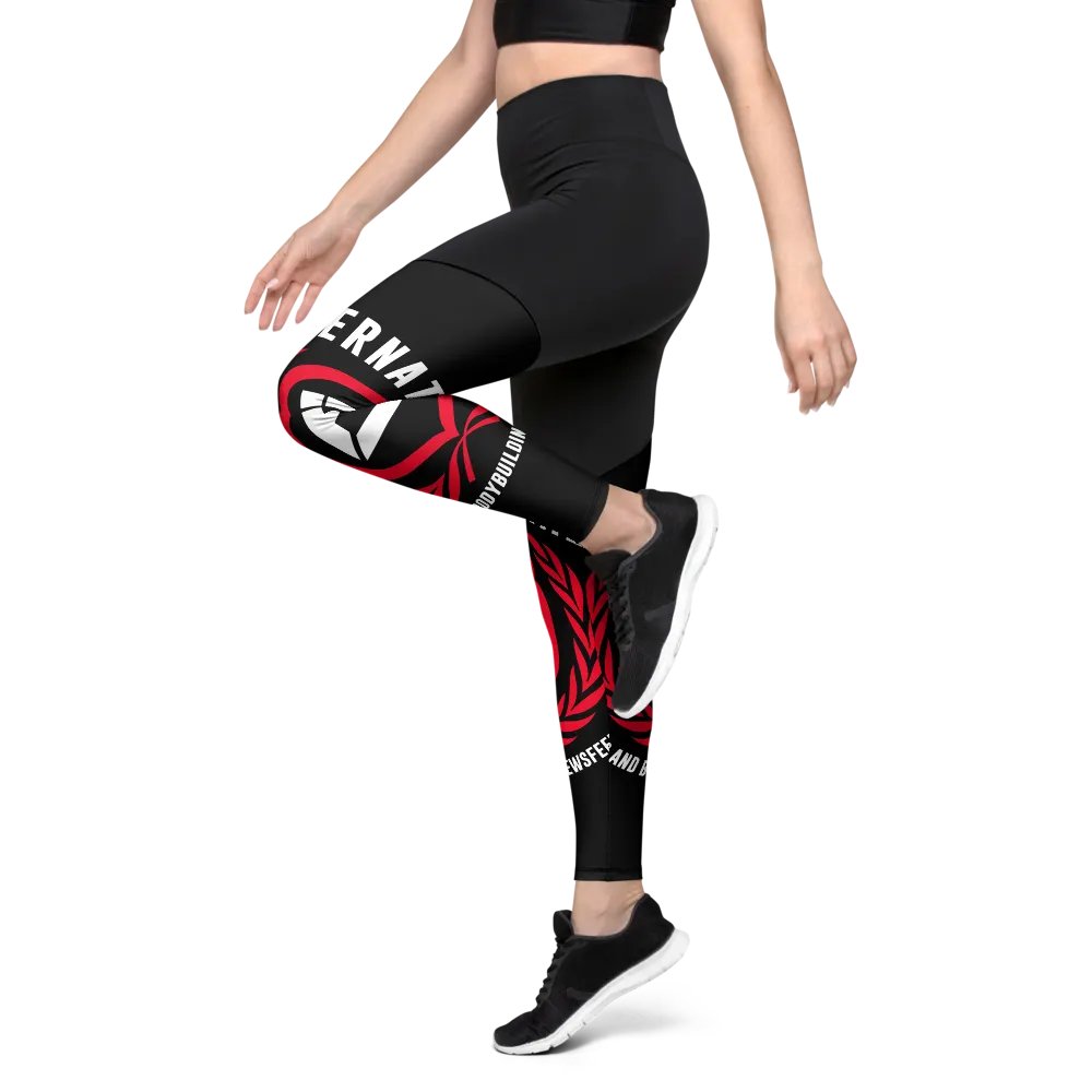 IFBNewsfeed.Org's All-Over Print Sports Leggings product image (8)