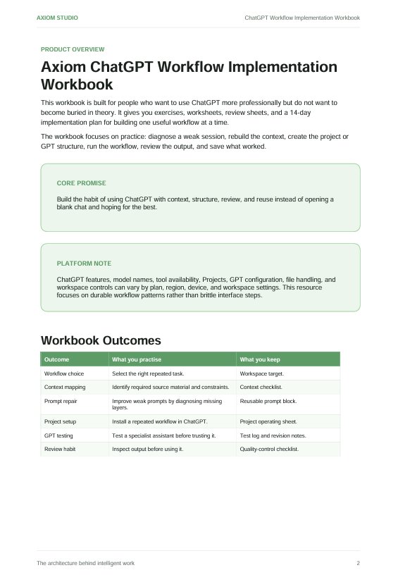 Axiom ChatGPT Workflow Implementation Workbook product image (2)