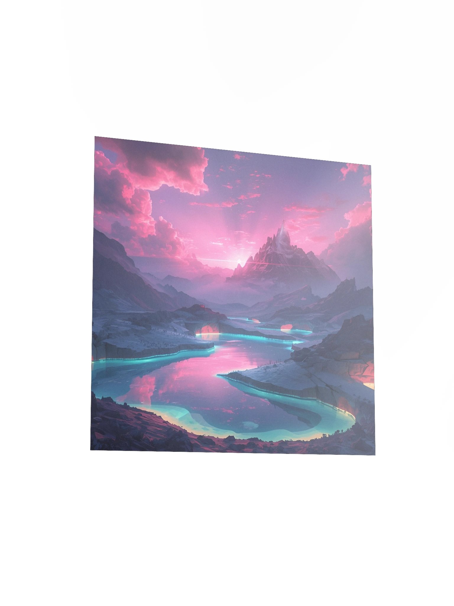 Dreamy Castle Sunset Poster product image (11)