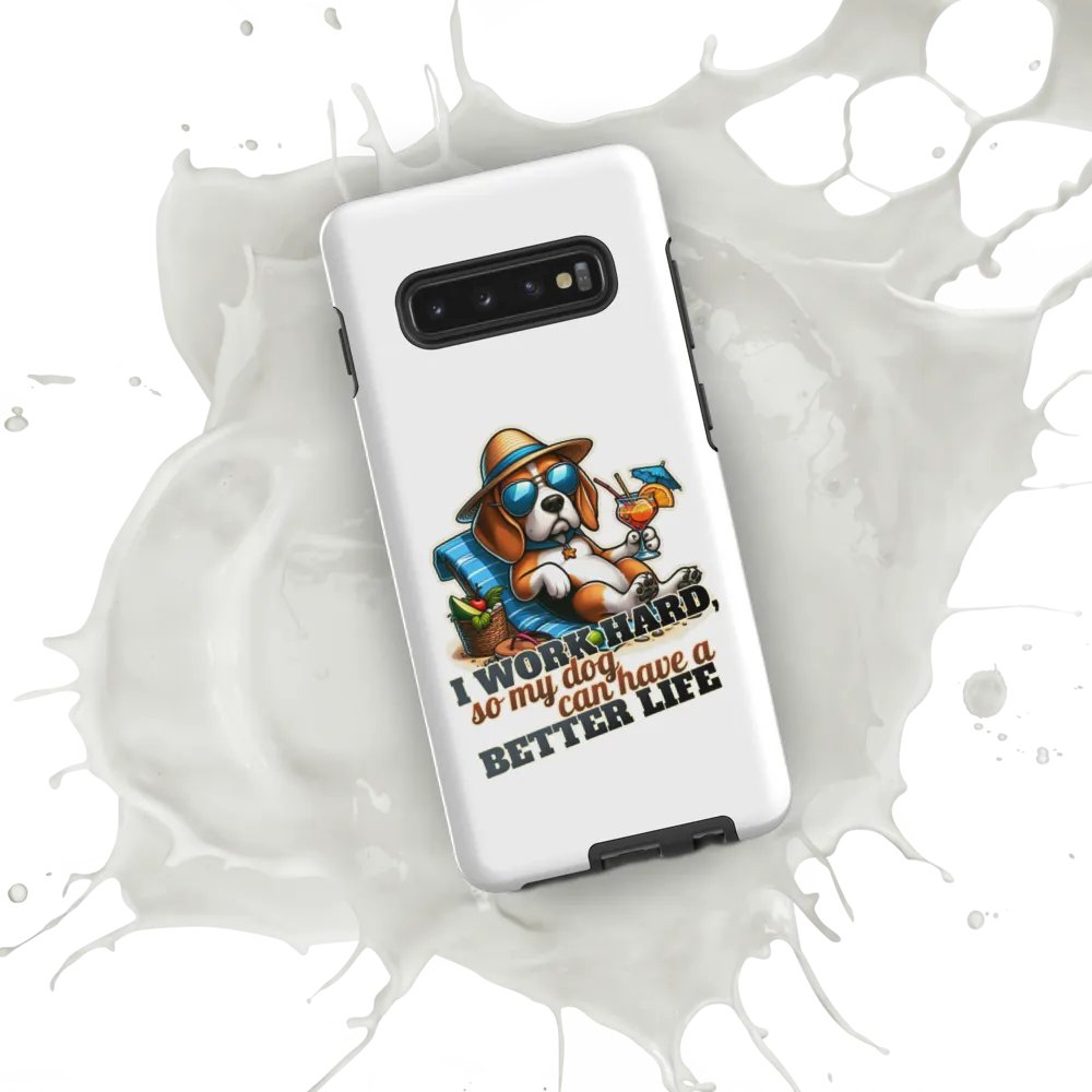 Work Hard - Beagle Beach - Tough Case for Samsung® product image (54)