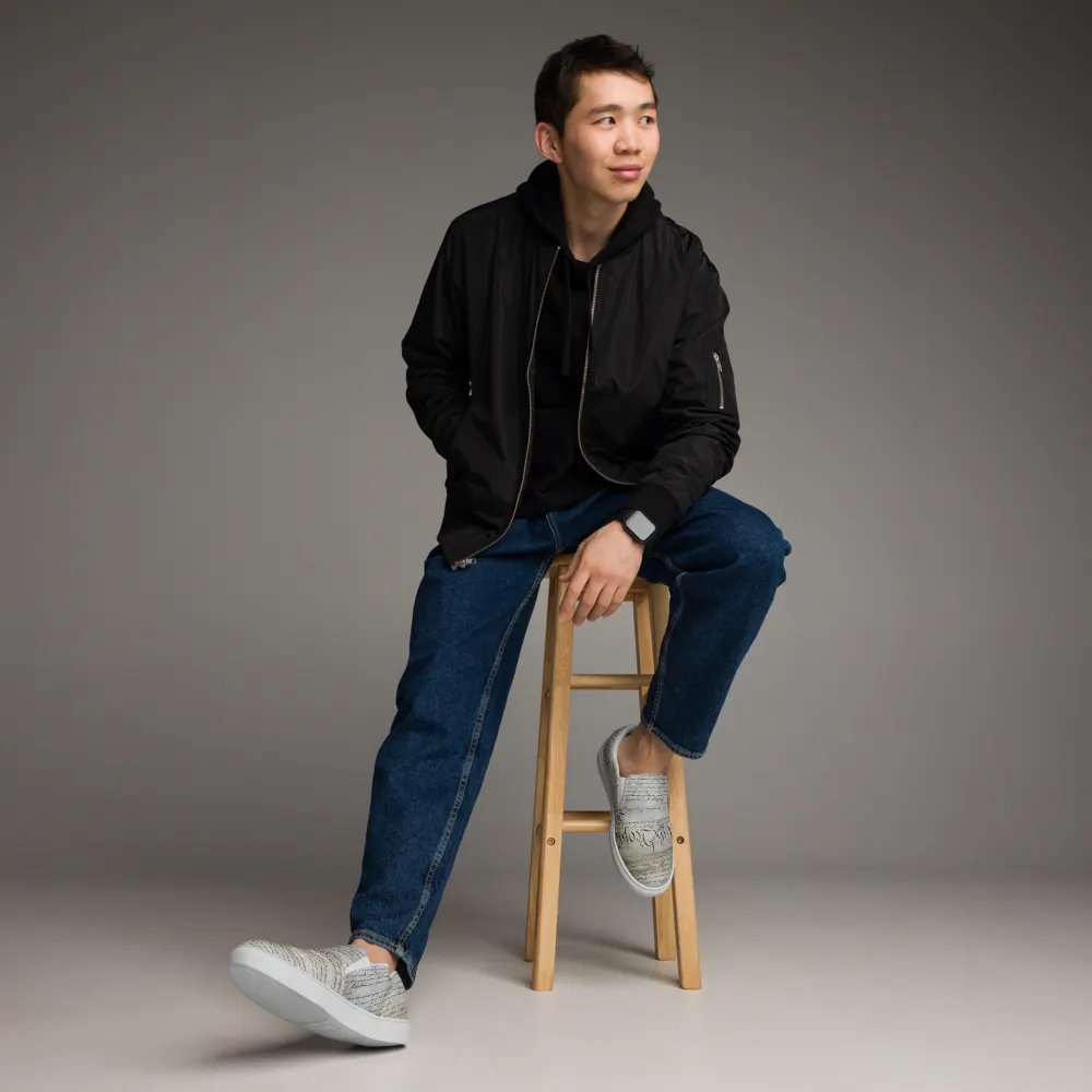 "Composition" Men's Canvas Shoes product image (6)