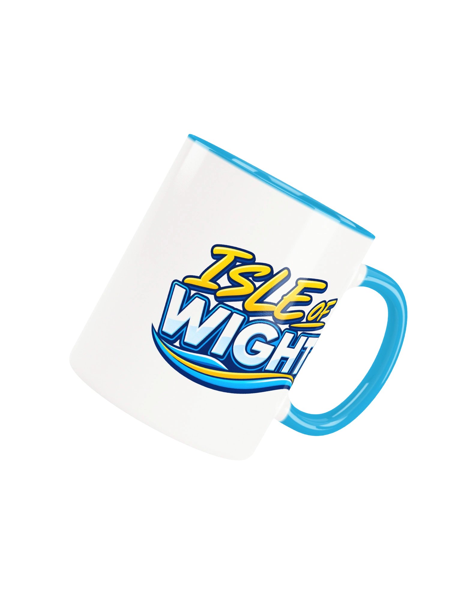 Isle of Wight Bright Logo Mug – Blue or Yellow product image (8)