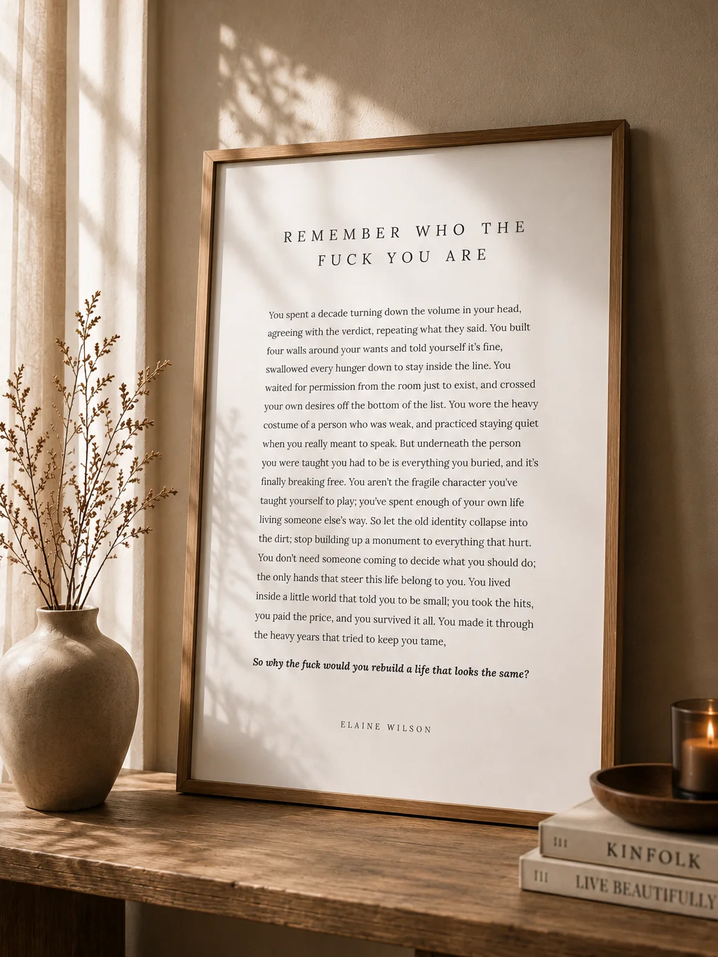 Remember Who The Fuck You Are | Digital Print product image (2)