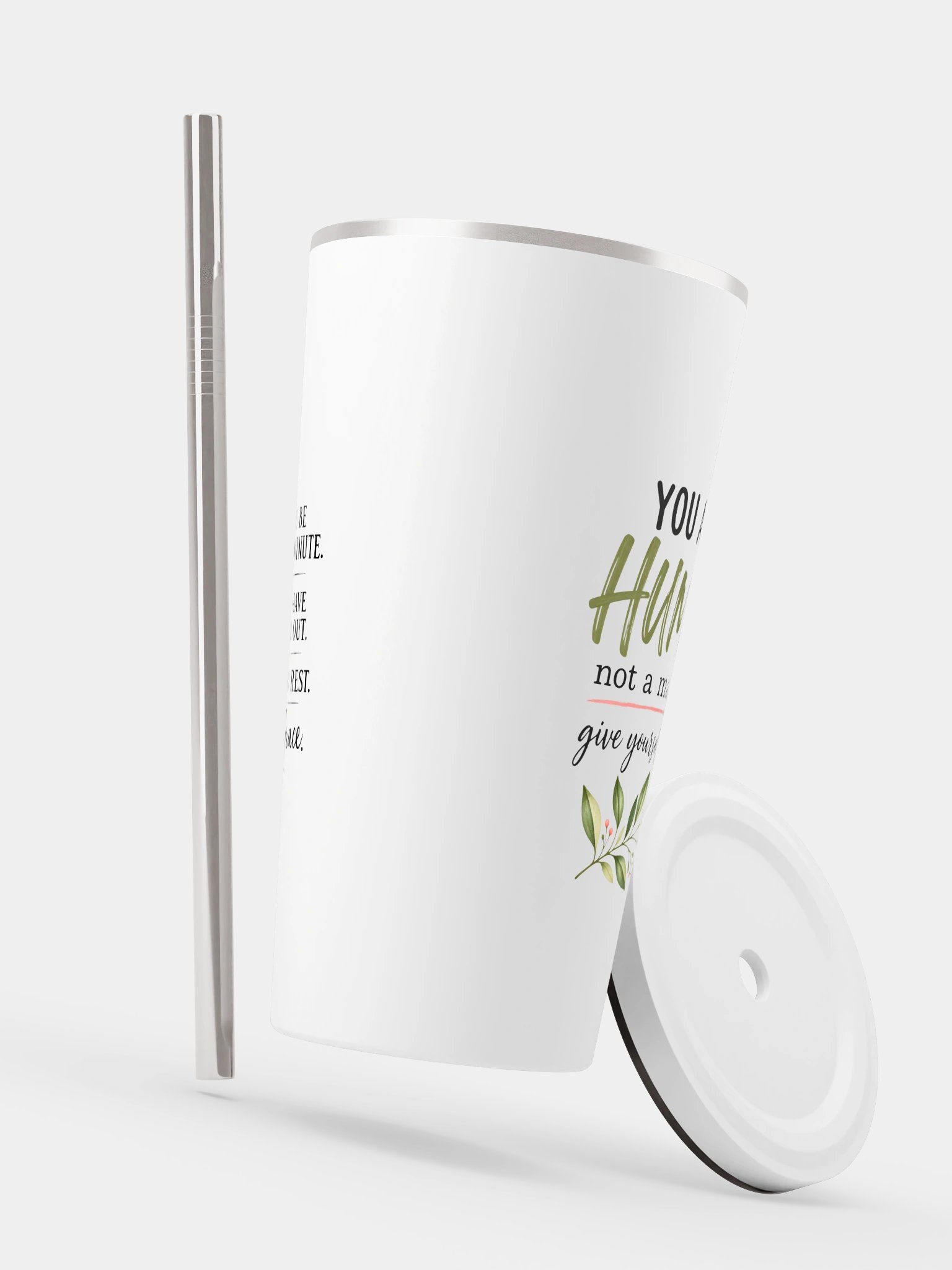 You Are Human, Not a Machine Tumbler product image (6)