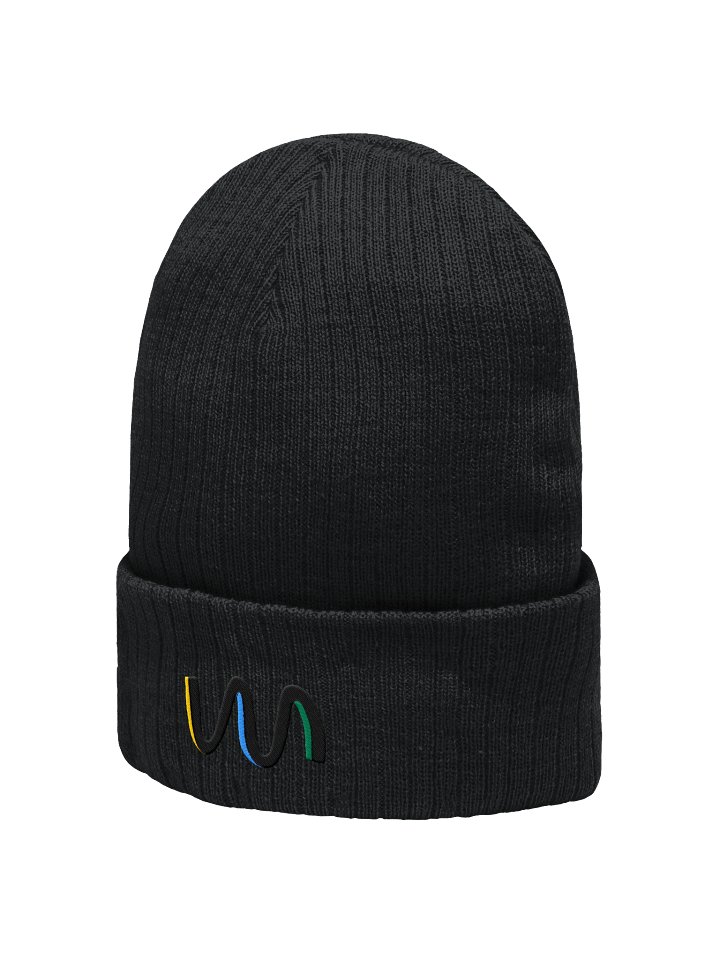 W-LINE LOGO. Eco-Friendly Ribbed Knit Beanie product image (9)