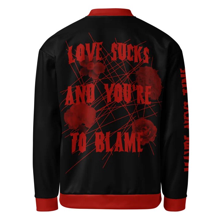 Love Sucks Bomber Jacket product image (1)