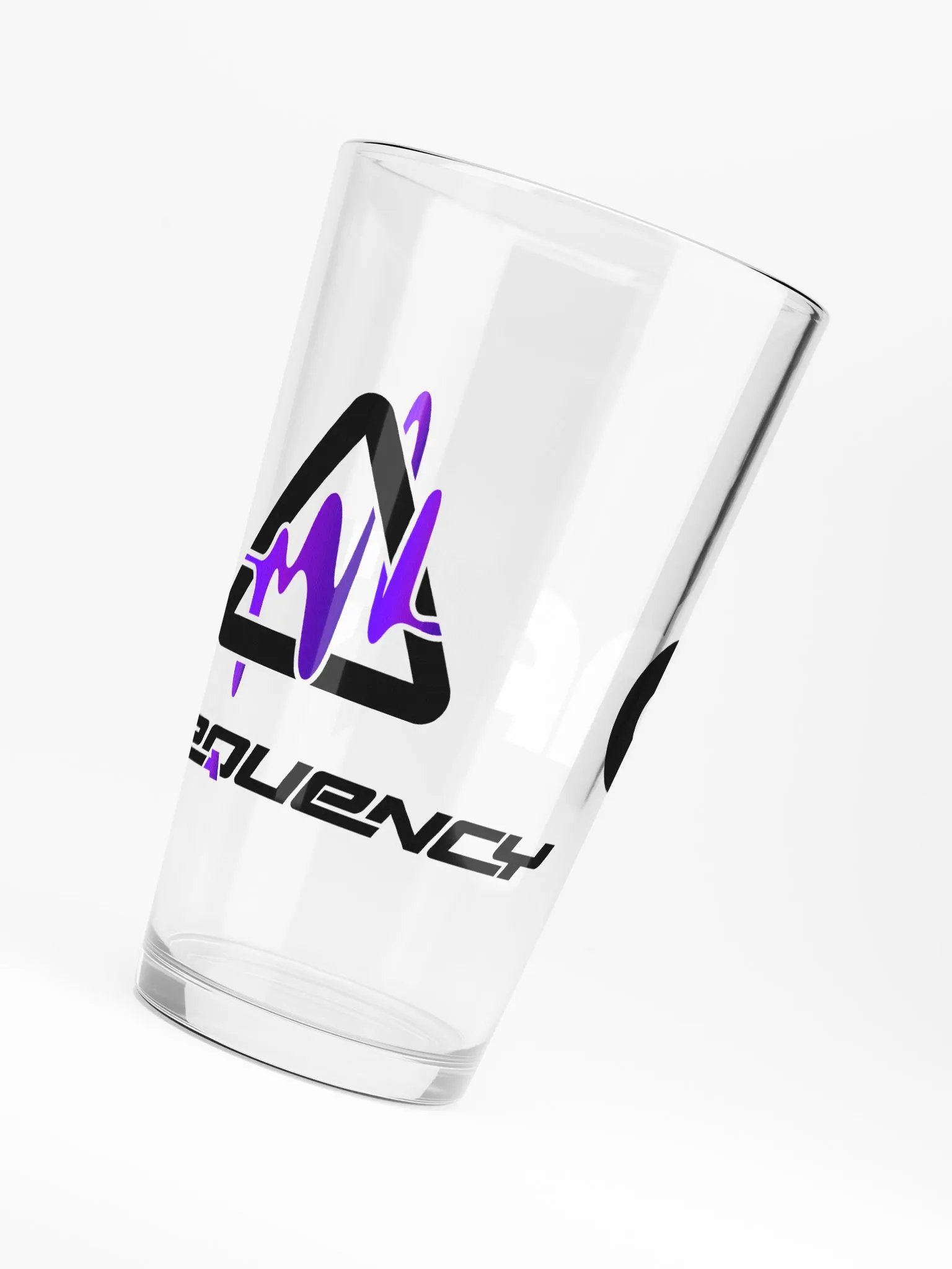Frequency/Char Logo Shaker Pint Glass product image (6)