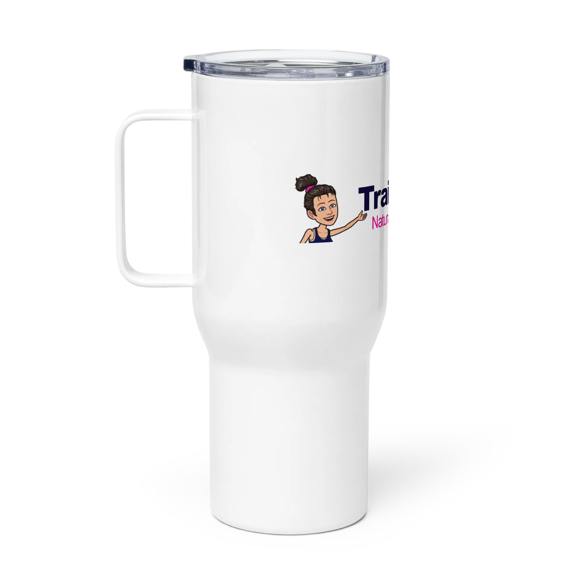Train for Birth® 40oz White Tumbler product image (1)