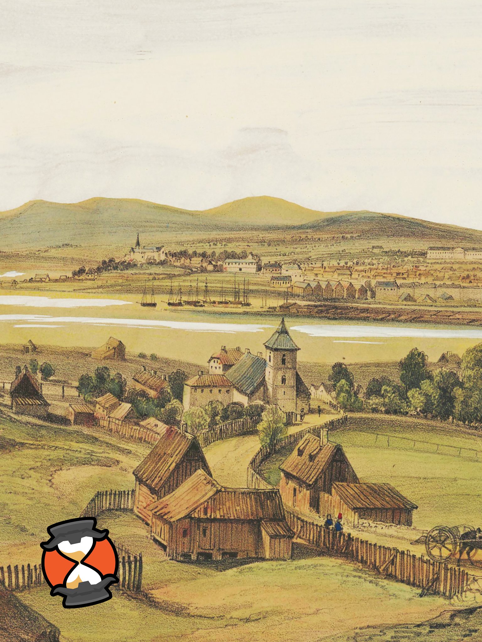 Christiania 1840 (Canvas Print) product image (2)