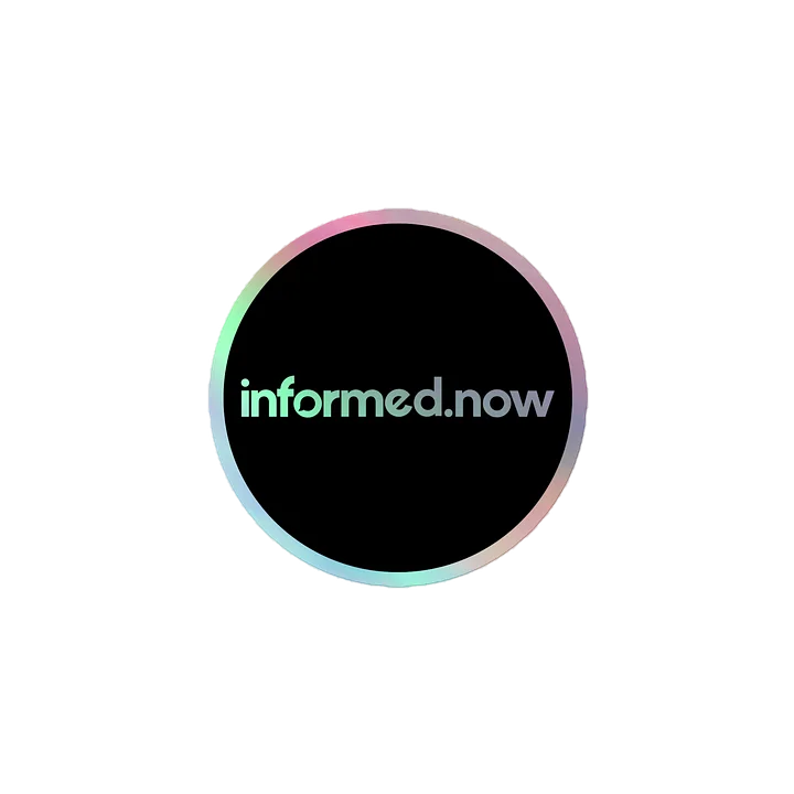informed.now Black Sticker (Limited Edition) product image (1)
