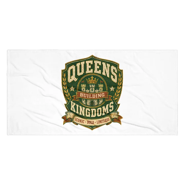 Queens Building Kingdoms Royal Crest Beach Towel product image (2)