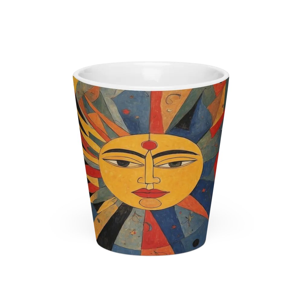 Celestial Sun Face Latte Mug product image (3)
