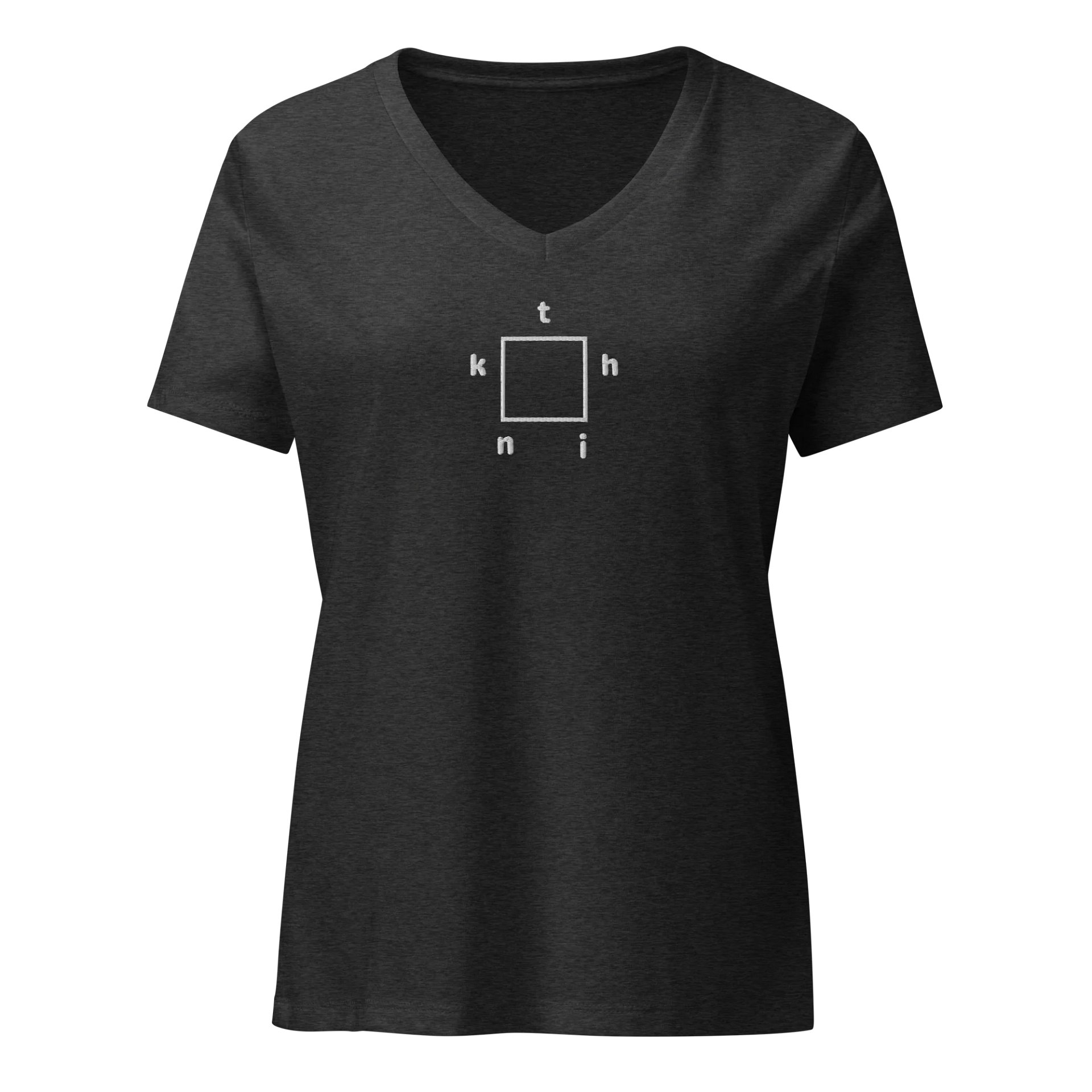 "think outside the box" V-Neck Tee product image (1)