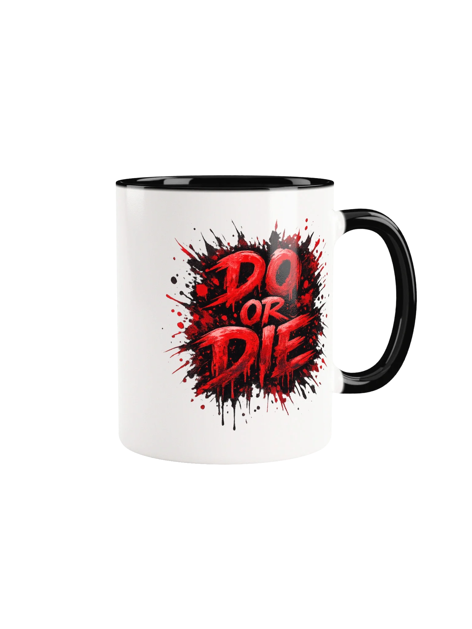 Do or Die Red Brush-Stroke Mug