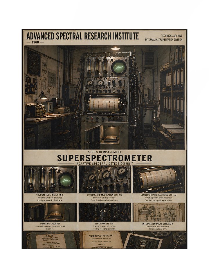 THE SUPERSPECTROMETER — 18X24 MATTE POSTER product image (1)