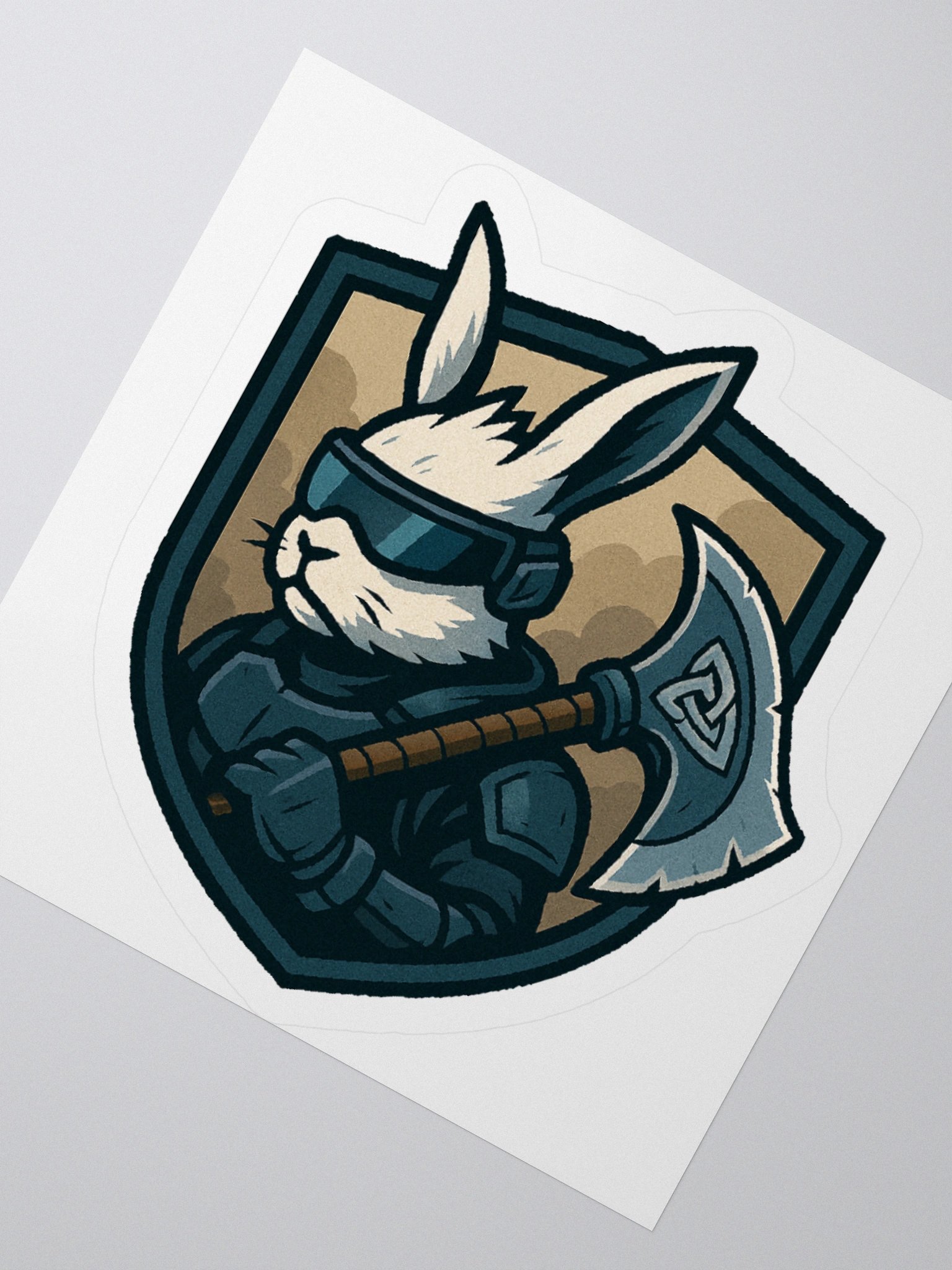 the tactical viking rabbit sticker product image (2)