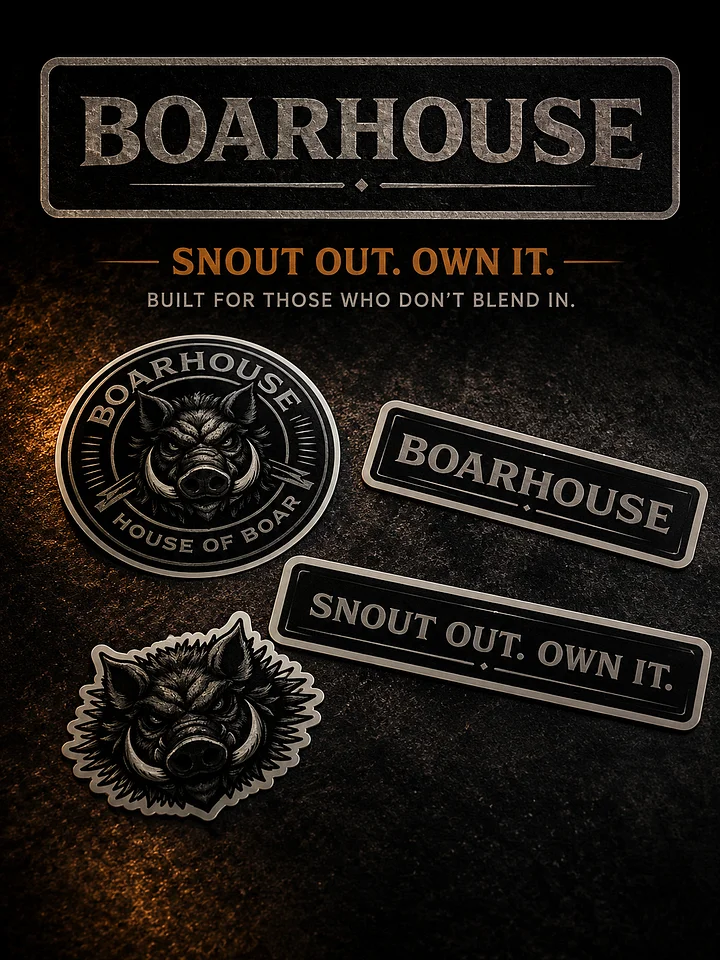 BOARHOUSE NYC Sticker Pack product image (1)