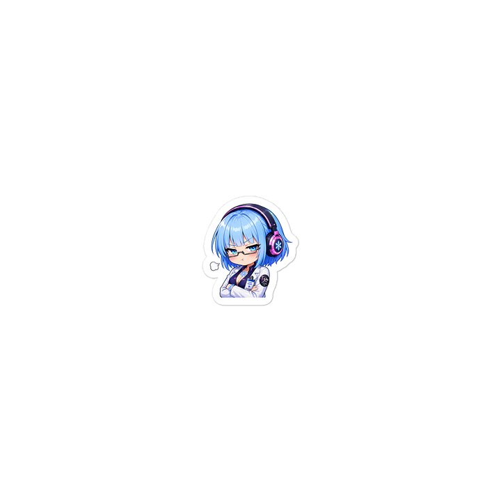 Lady Frost Annoyed Emote - Die Cut Sticker product image (2)