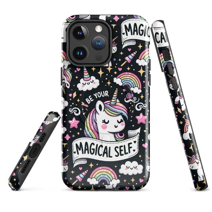 Whimsical Unicorn Magic MagSafe® Tough Case product image (4)