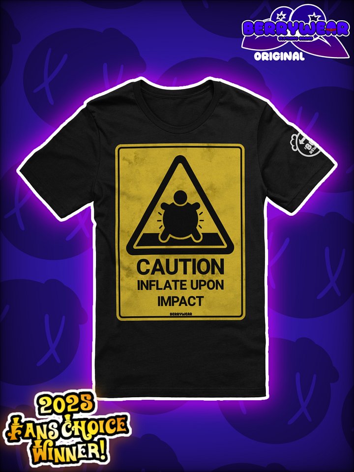 Inflate Caution Sign - T-Shirt product image (2)