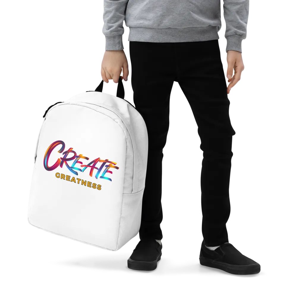 Create Greatness Large Print Backpack product image (8)