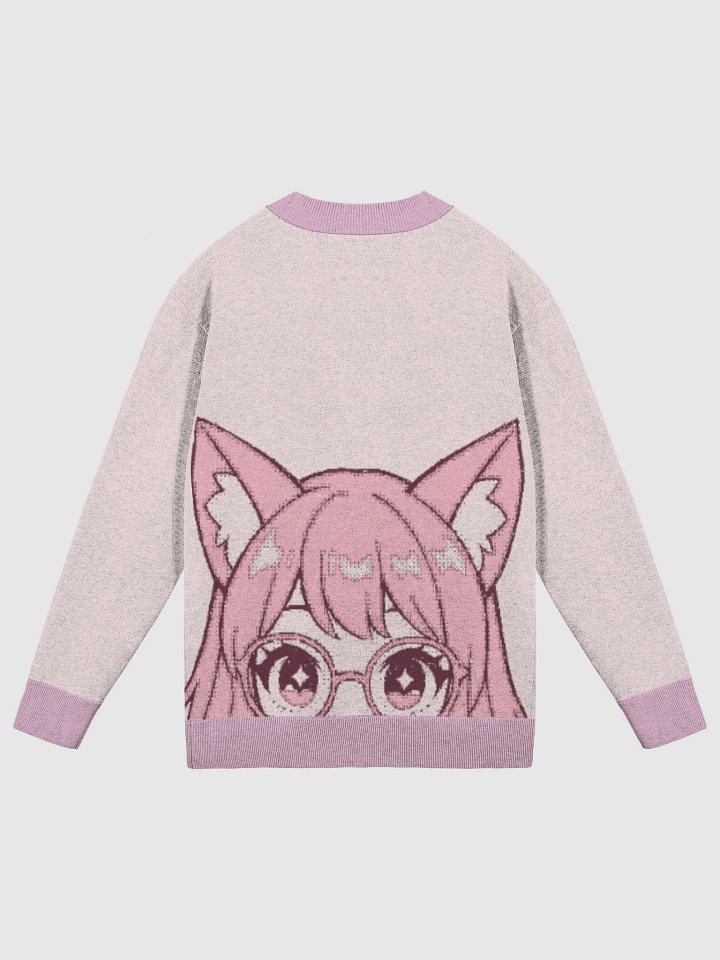 cat girl cardigain product image (6)