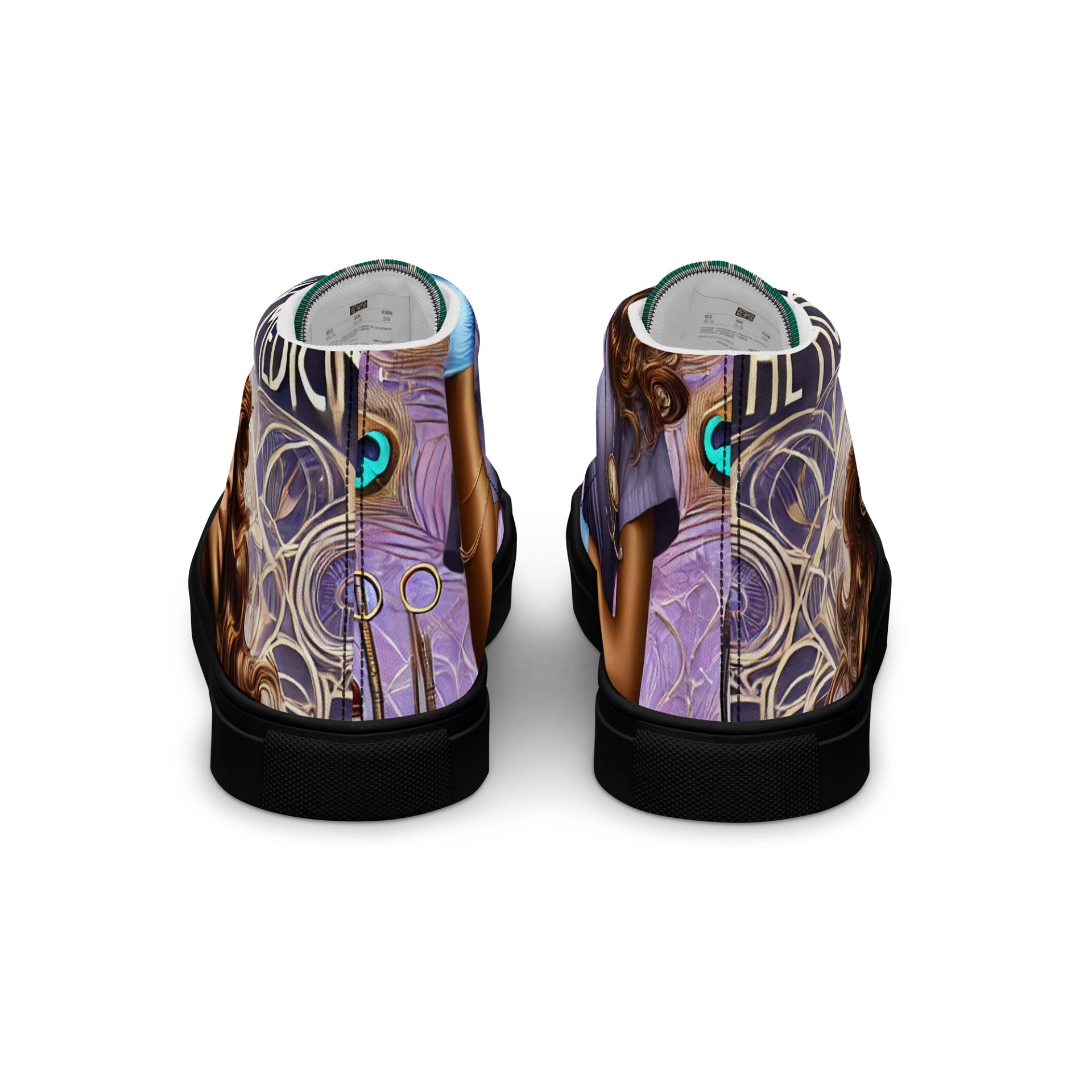 Humanities In Medicine Lovely Lavender Lady Custom Curated High Top Shoes product image (4)