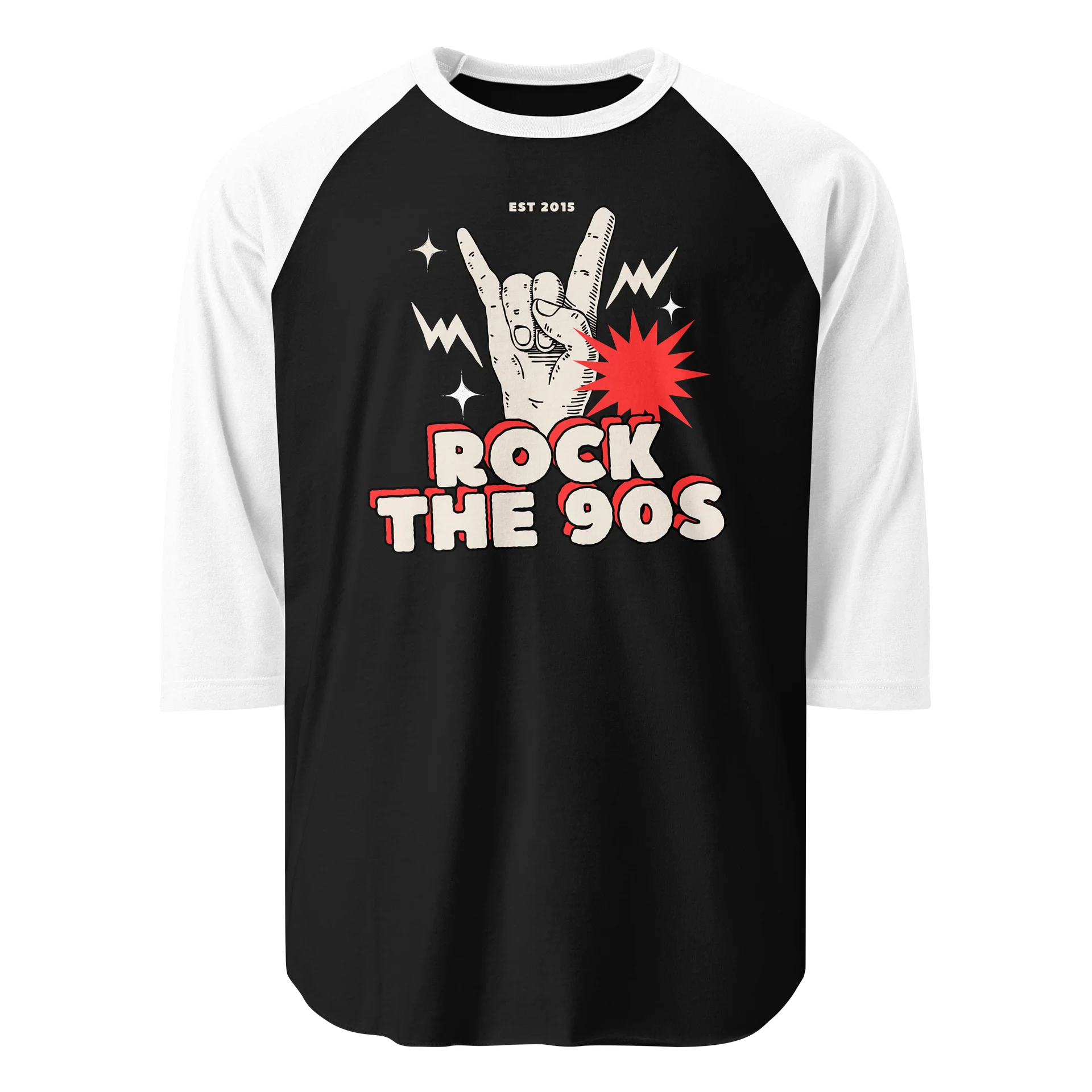 ROCK THE 90'S "baseball tee" product image (1)