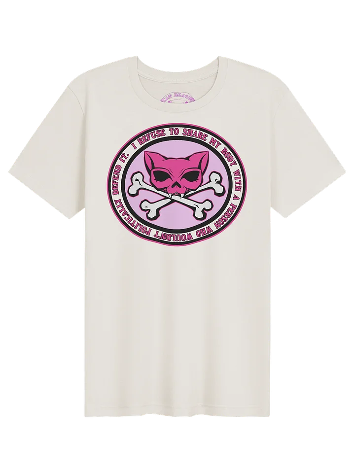 I Refuse Pink Kat Skull Shirt product image (101)
