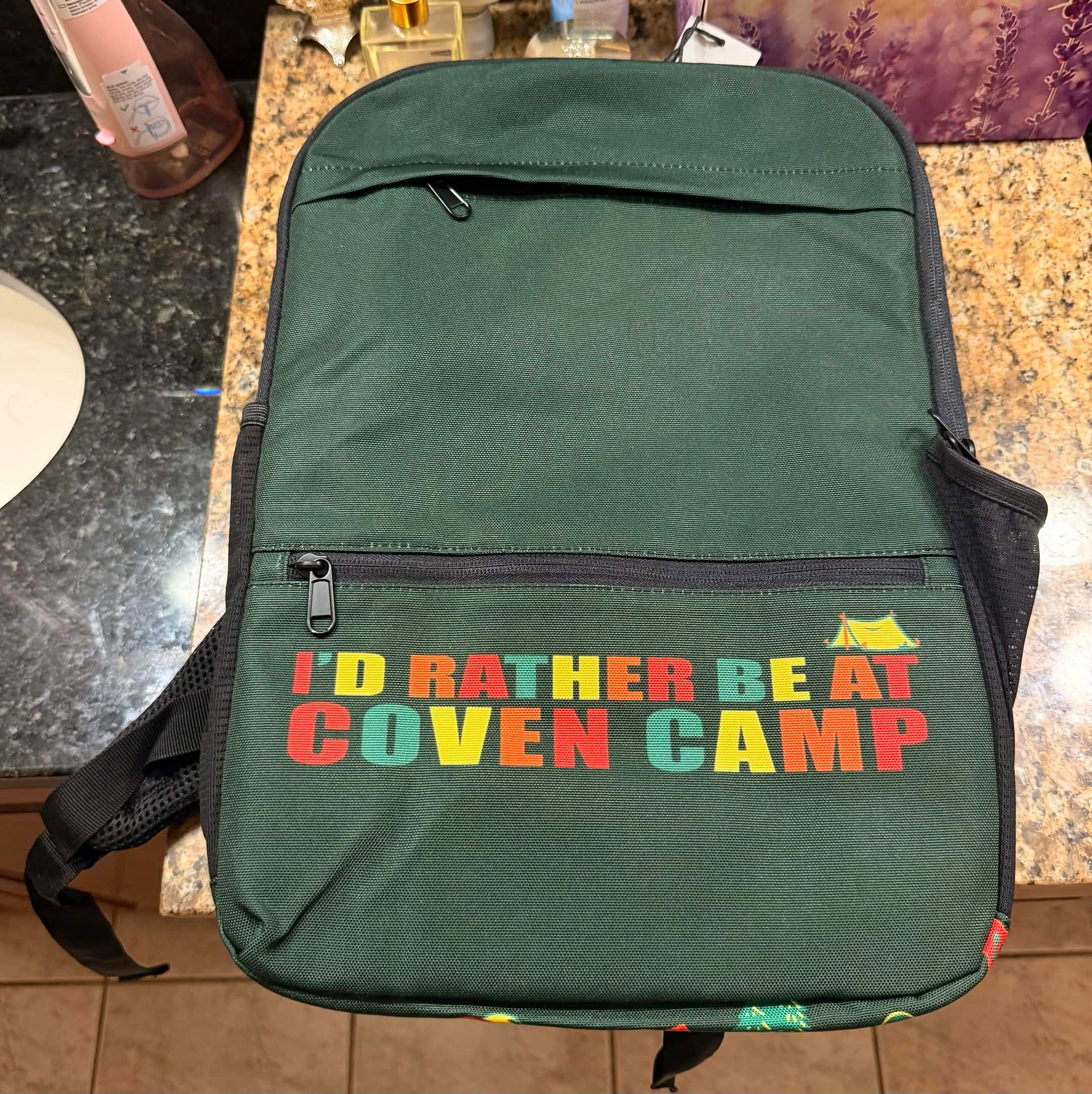 I'd Rather Be at Coven Camp Backpack product image (7)