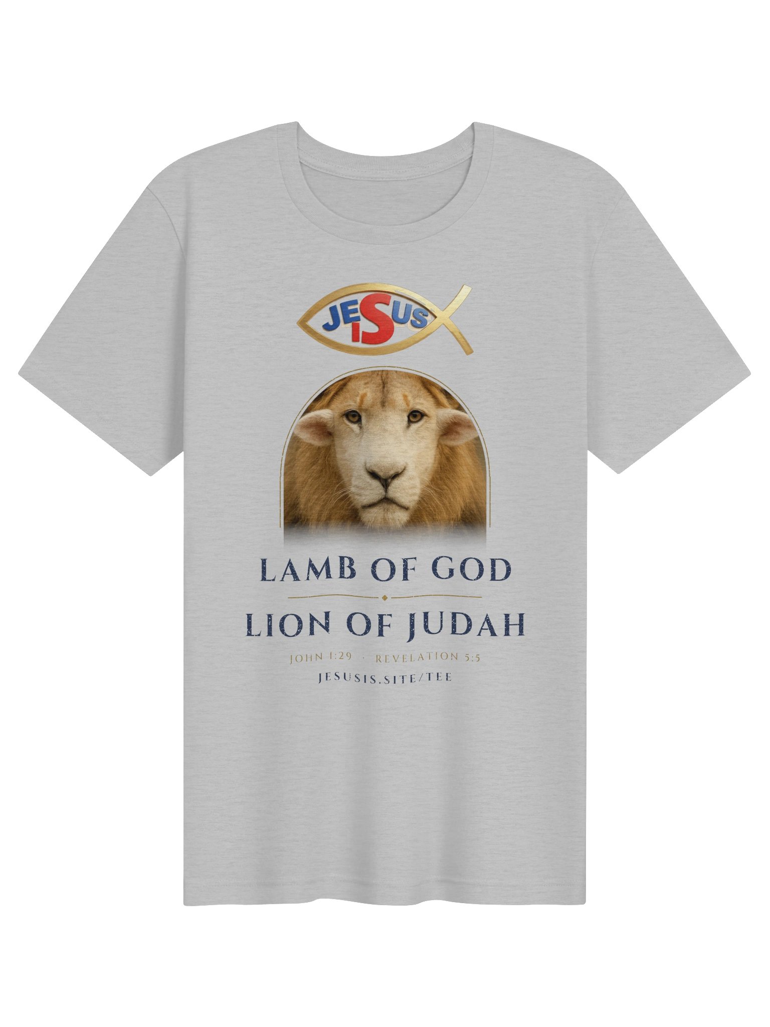 Lamb of God, Lion of Judah | Classic Tee (Light) product image (1)