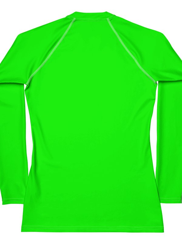 Womens ProVis Neon Green Rashguard product image (5)