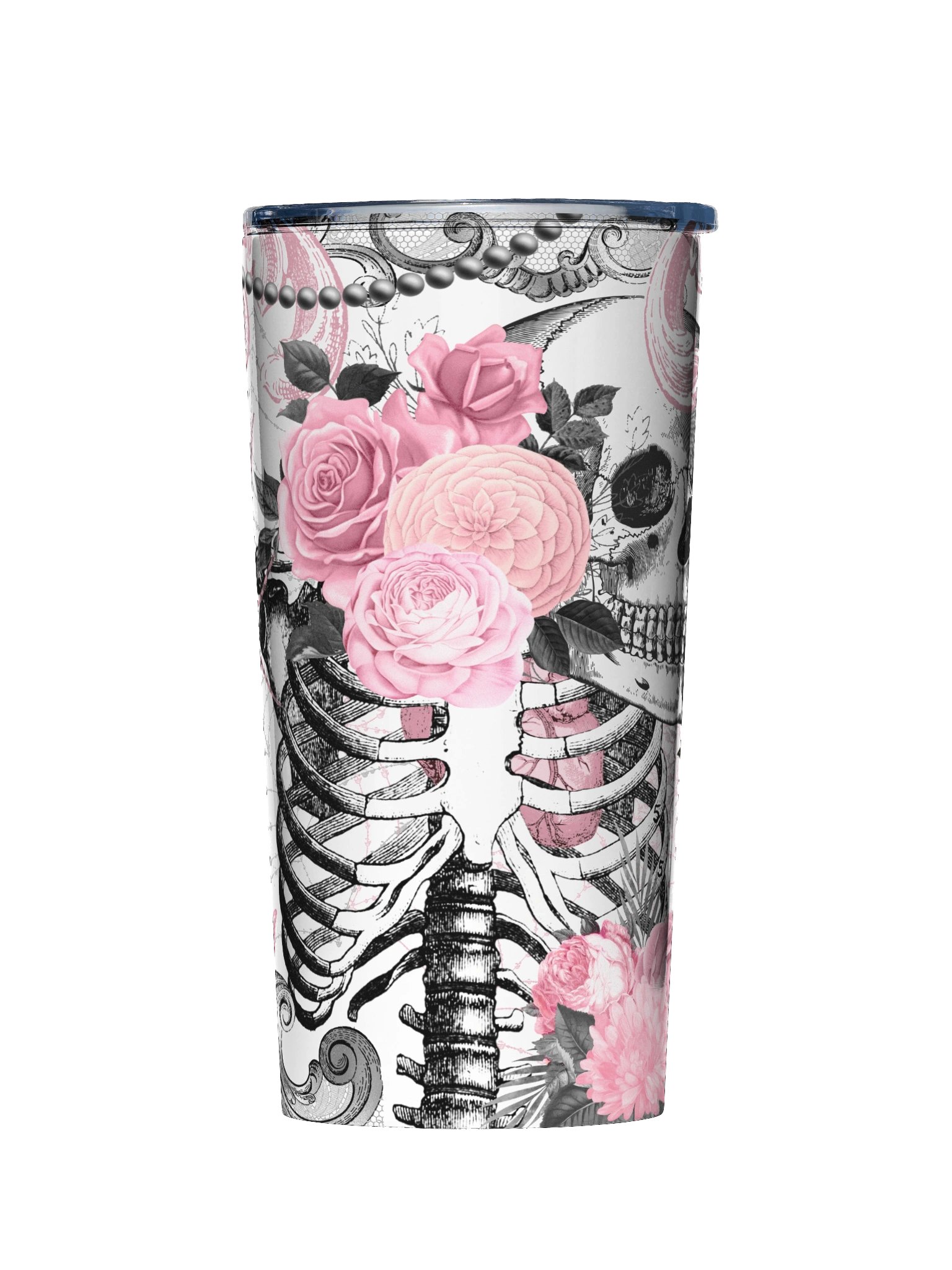 Gothic Rose Skeleton 20oz Tumbler product image (1)