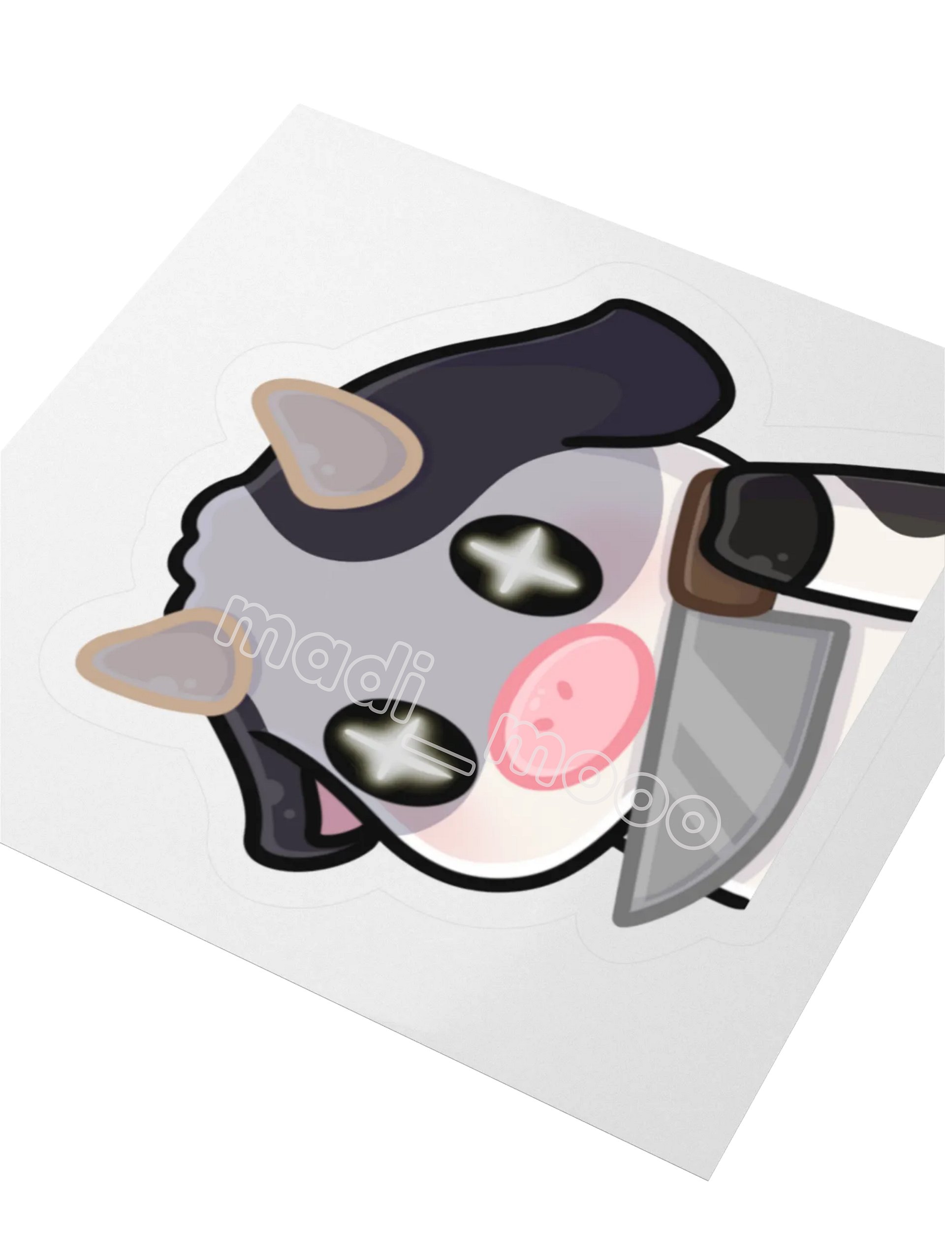 Stabby Cow Sticker product image (2)